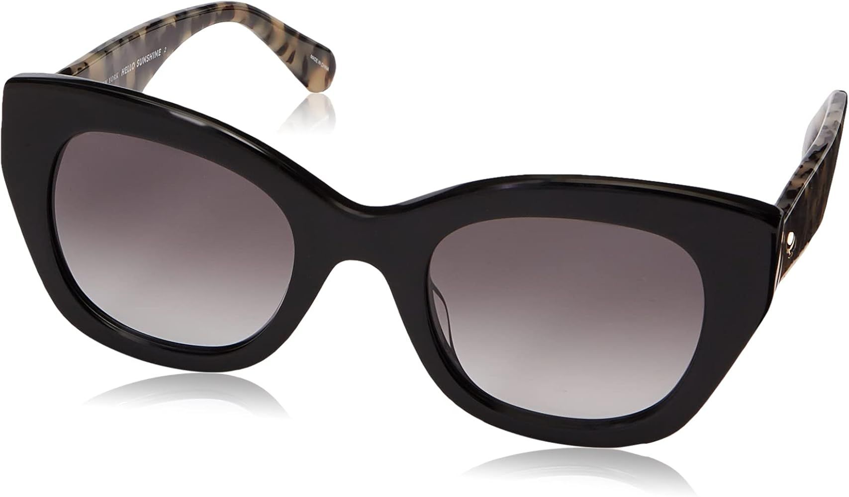 Amazon.com: Kate Spade New York Women's Jalena Cat-Eye Sunglasses, BLK HAVAN, 49 mm : Clothing, S... | Amazon (US)