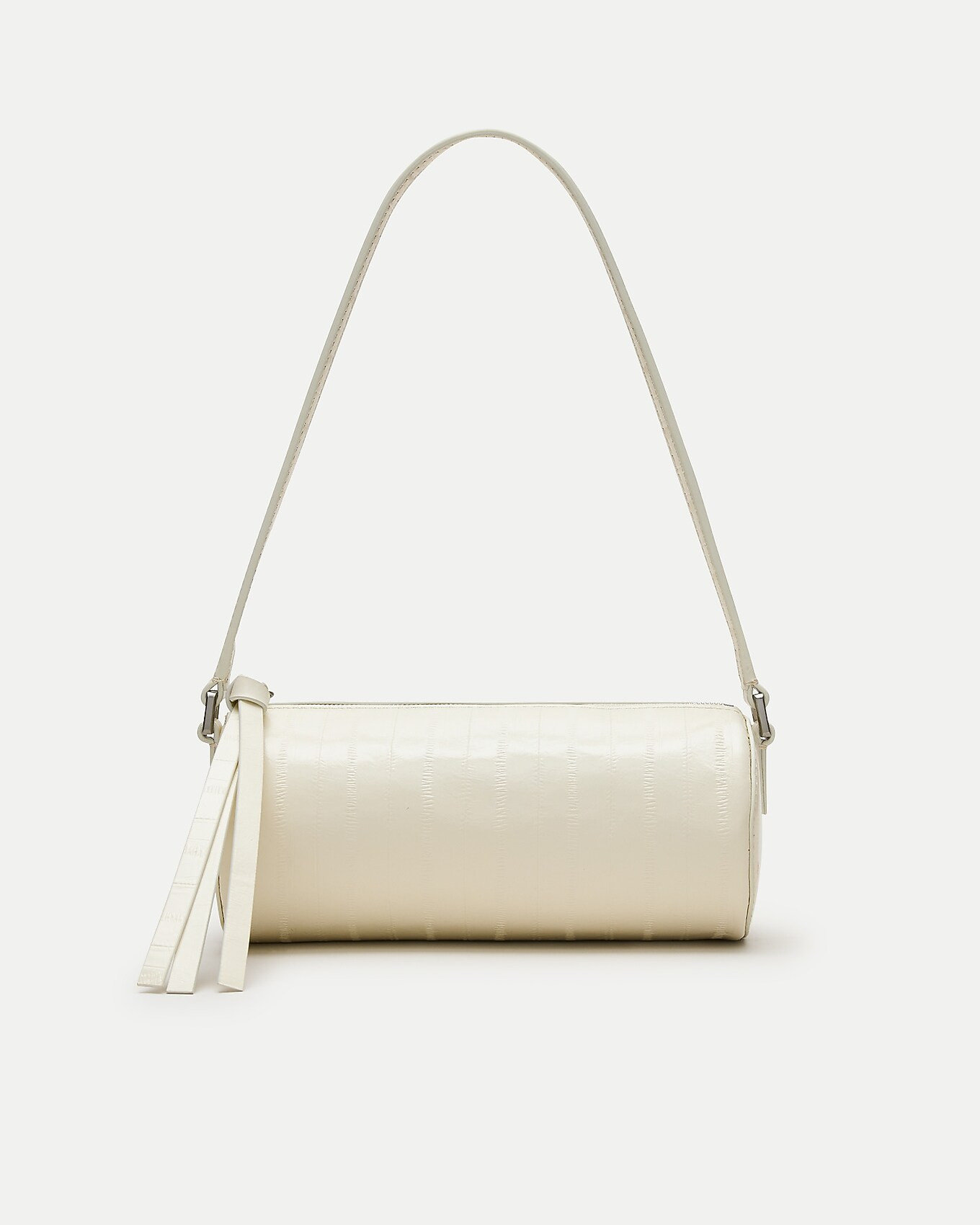 Pencil bag in eel-embossed leather | J. Crew US