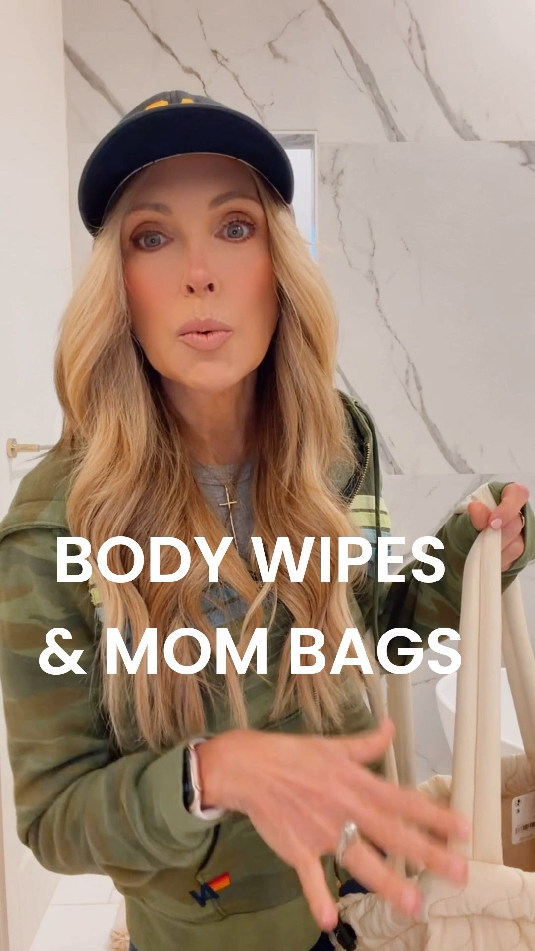 We have an unusual 8am horse show where then Maggie will return to school after... so I've packed handy Body Wipes , which is like a shower in a towel, for a quick wipe down! This massive quilted mom bag is also my go-to bag for clothes, uniforms, quick changes and snacks. 

#LTKmomlife #LTKgrwm #LTKdayinmylife