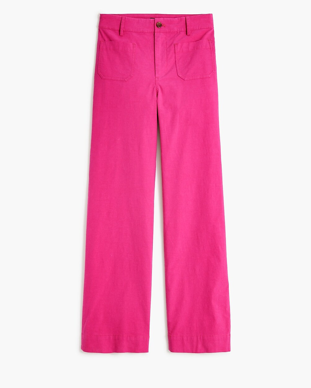 High-rise patch-pocket wide-leg pant | J.Crew Factory