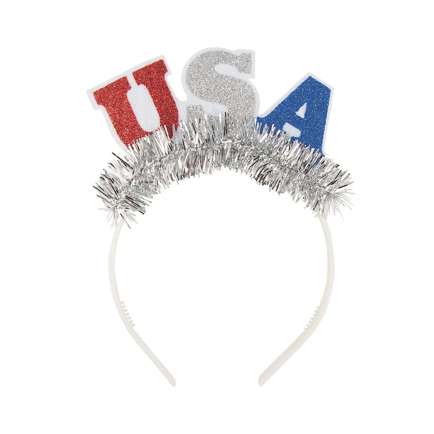 Patriotic USA Headbands, Apparel Accessories, Fourth of July, 12 Pieces | Walmart (US)