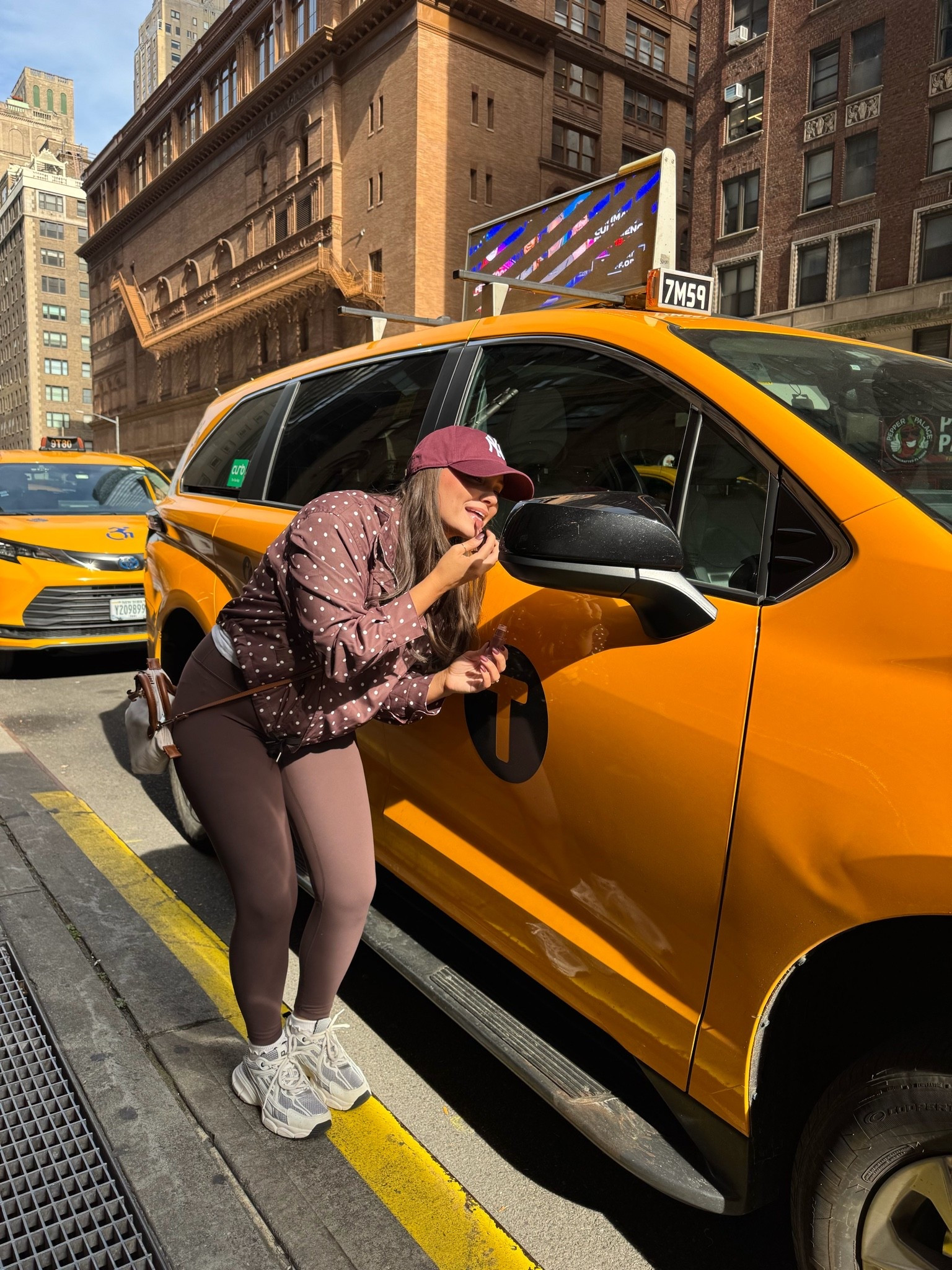 Athleisure outfit I packed for my New York City trip! 🤎🚕🍂 #OldNavy #Amazon #Walmart