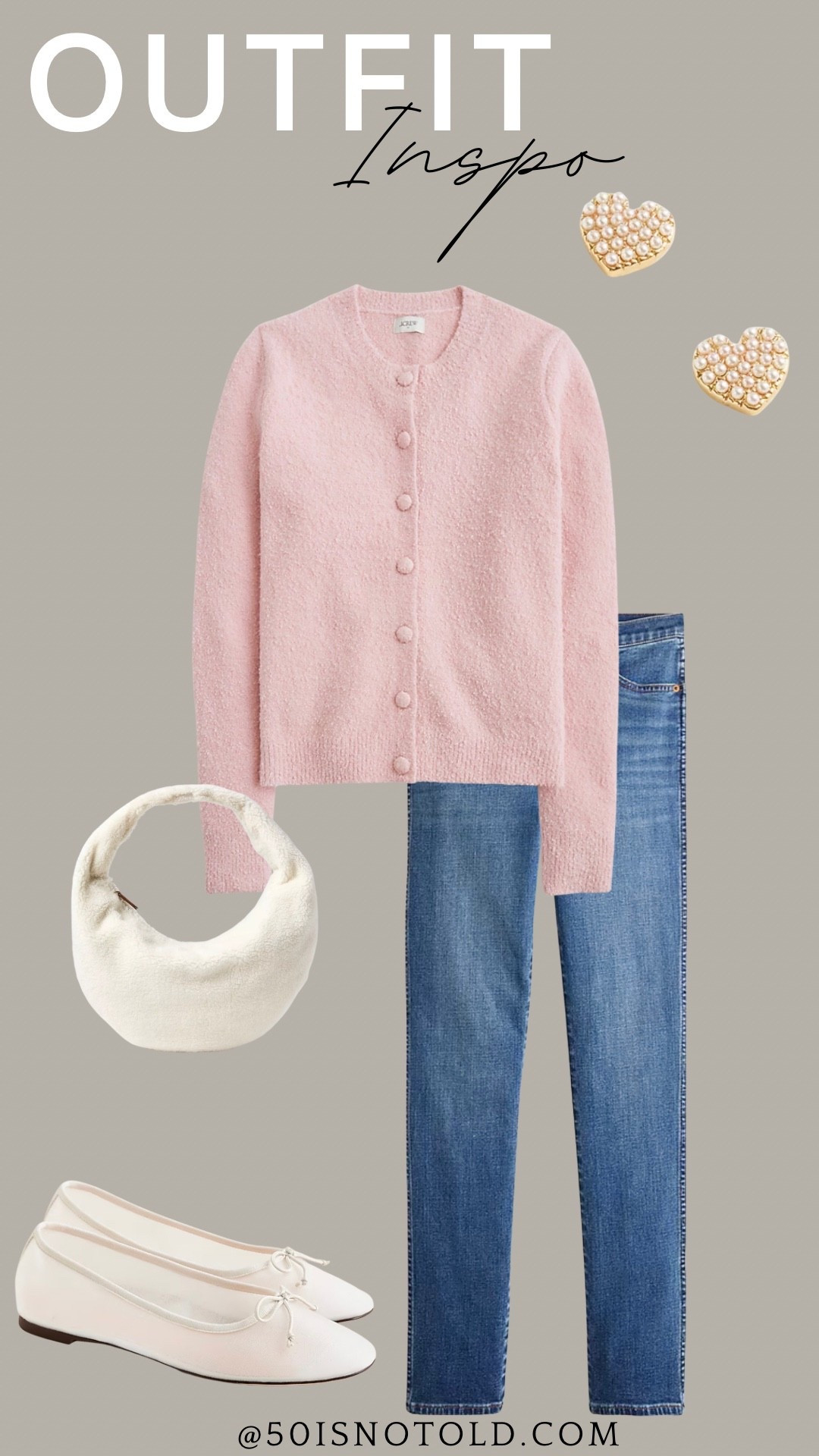 Valentine’s Day outfit idea! Festive and cute for the holiday, but still subtle. Pink sweater | heart earrings | date night 

#LTKgrwm #LTKHoliday #LTKootd
