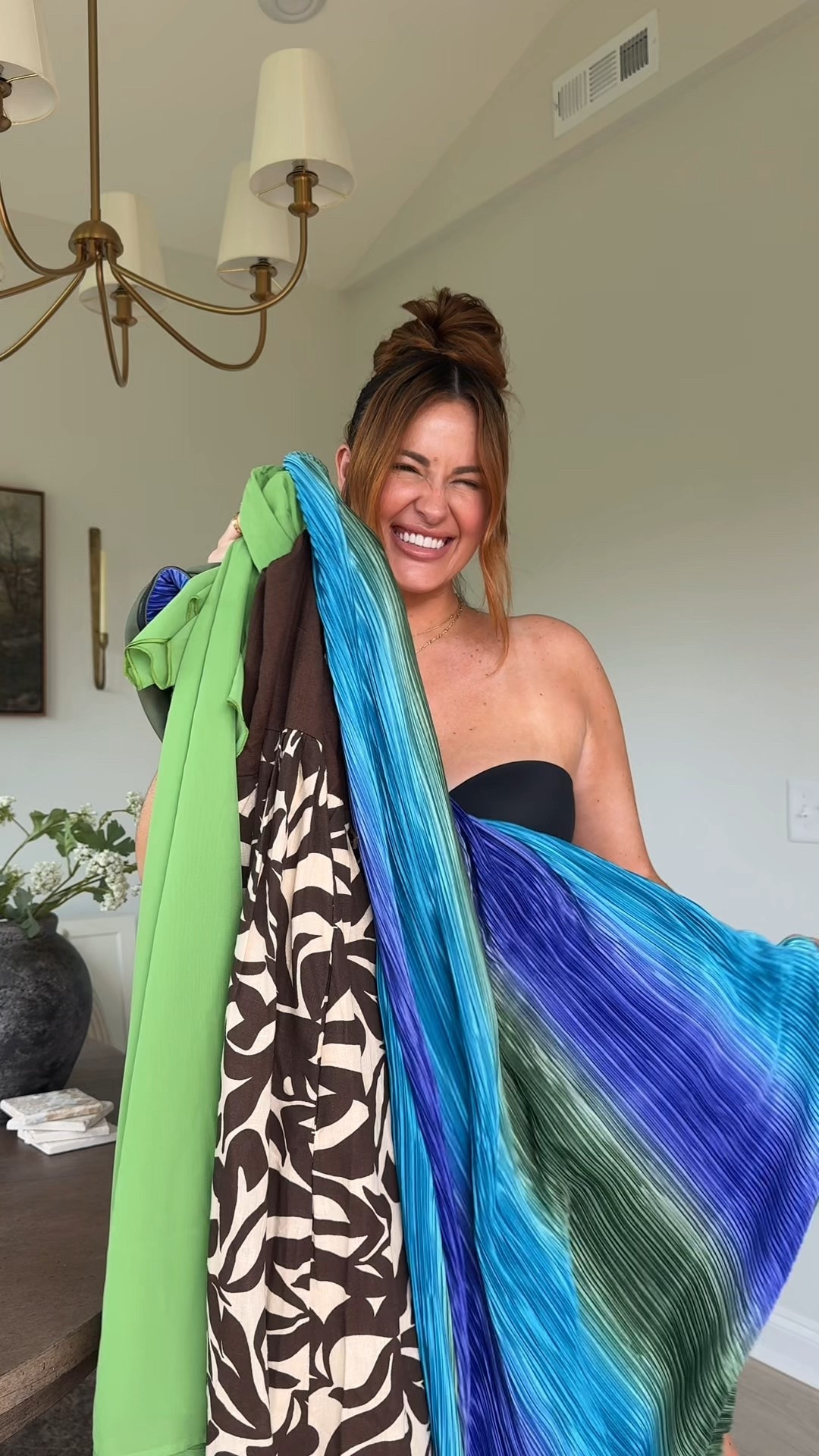 Summer maxi dresses!
blue/green ombré — XL (runs small)
brown print — large tall 
solid brown — large (10) 

vacation dresses, summer wedding guest, summer maxi dress. 

#LTKStyleTip #LTKFindsUnder100