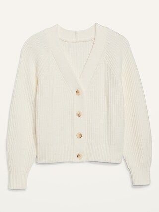 Brushed Shaker-Stitch Cardigan Sweater for Women | Old Navy (US)
