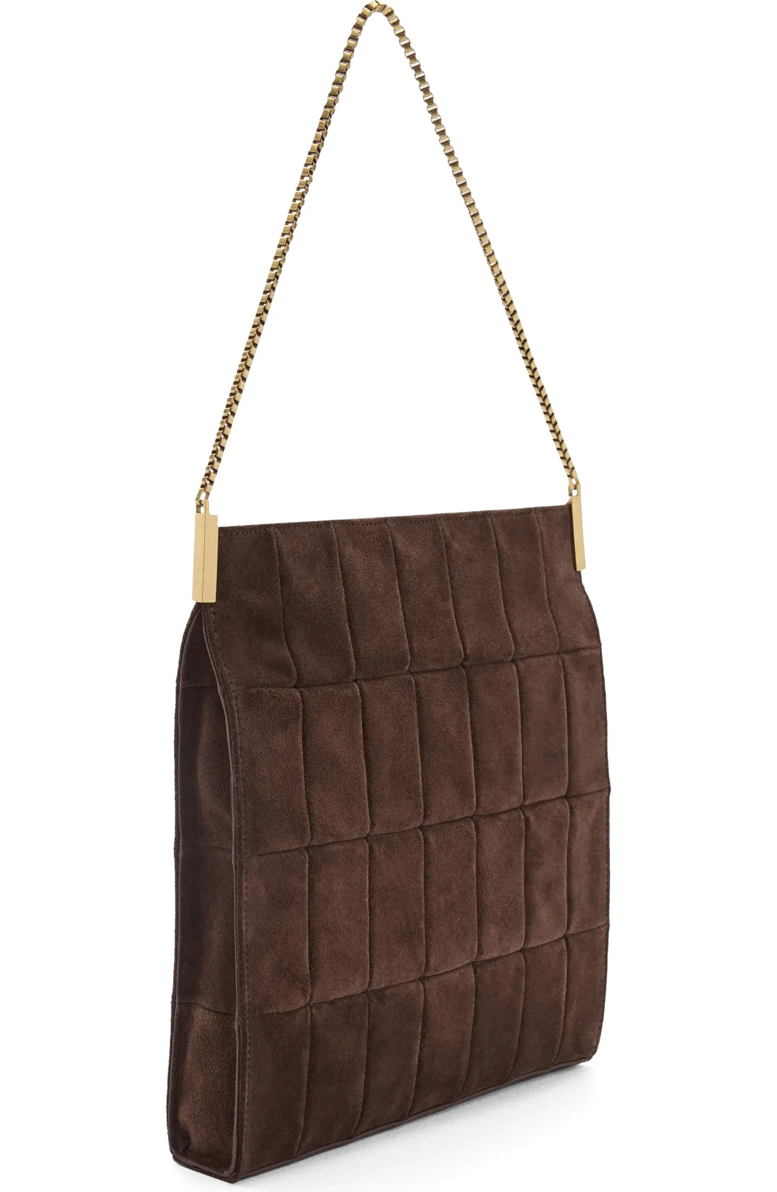 Quilted Suede Shoulder Bag | Nordstrom