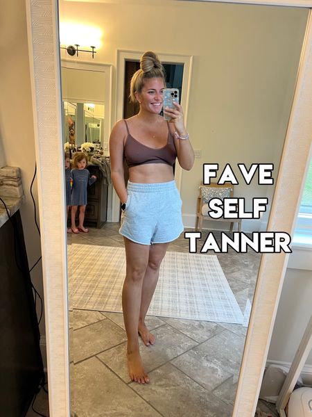 THE best self tanner. 10/10 ☀️
Amazon & prime. 10+ full body uses out of 1 bottle. Lasts 5 days and fades naturally. Never patchy. The best color - looks like my real tan. No awful smells. Dries quickly - not sticky. Can't recommend enough!!! 😍🤌🏼☀️

#LTKunder50 #LTKbeauty #LTKstyletip