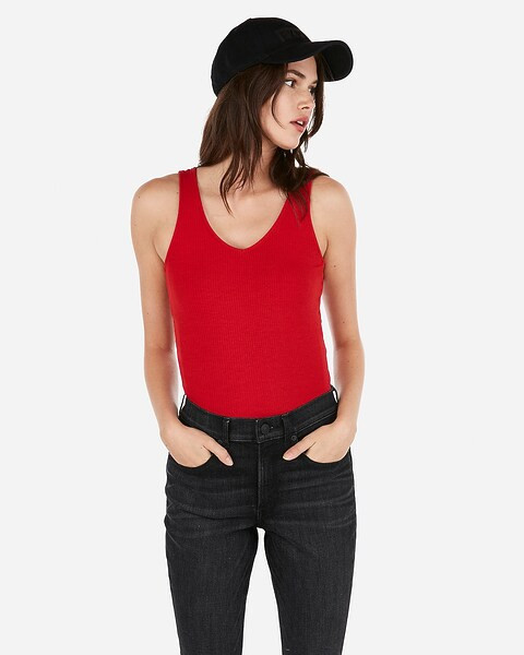 Olivia Culpo Side Cut-out Thong Bodysuit | Express