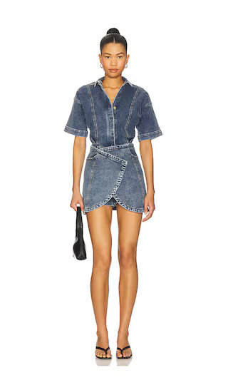 Dawn Denim Dress in Vintage Blue | Revolve Clothing (Global)