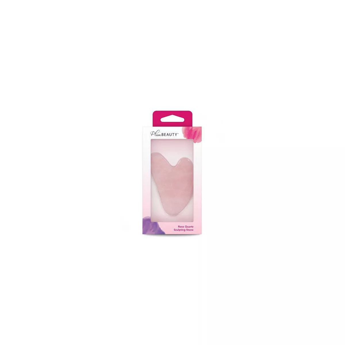 Plum Beauty Rose Quartz Sculpting Gua Sha Stone - 1ct | Target