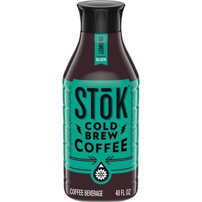 SToK Un-Sweet Black Cold Brew Iced Coffee - 48 fl oz | Target