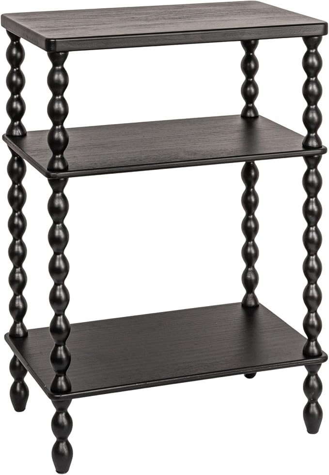 Creative Co-Op Bobbin Leg Rectangle Wood Accent Table, Black | Amazon (CA)