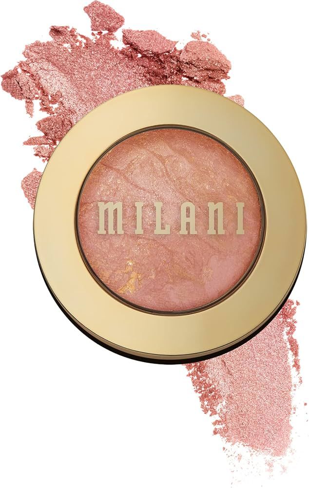 Milani Baked Blush - Berry Amore (0.12 Ounce) Cruelty-Free Powder Blush - Shape, Contour & Highli... | Amazon (US)