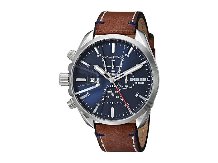 Diesel MS9 Chrono - DZ4470 (Brown) Watches | Zappos