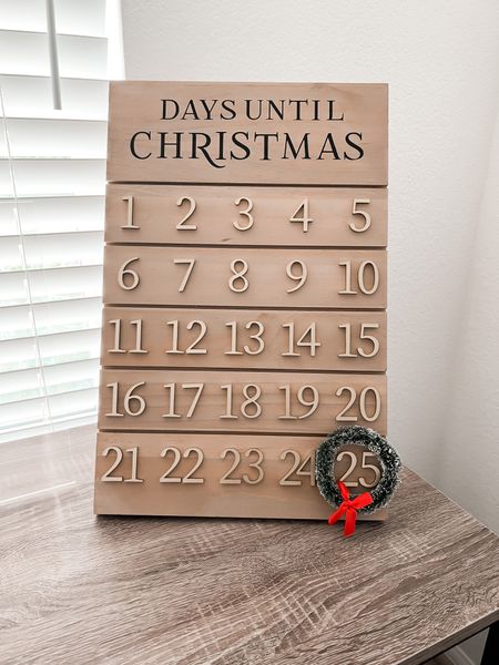 A neutral Christmas countdown calendar from Target! I ordered this twice and it came damaged so I ended up going in store myself and grabbing a good one. On sale for $21 right now but goes back to full price ($30) tomorrow  

#LTKHoliday #LTKSeasonal #LTKunder50