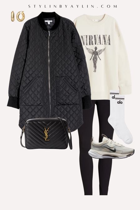 Outfit planning for your week ahead. Quilted jacket, sweatshirt, Nike, athleisure #StylinByAylin #Aylin

#LTKstyletip #LTKSeasonal