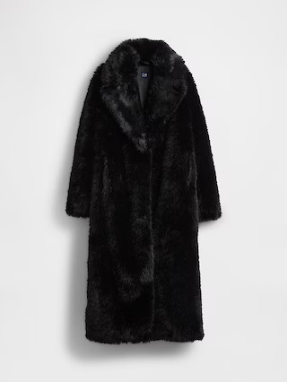 Faux Fur Long Coat | Gap (CA)
