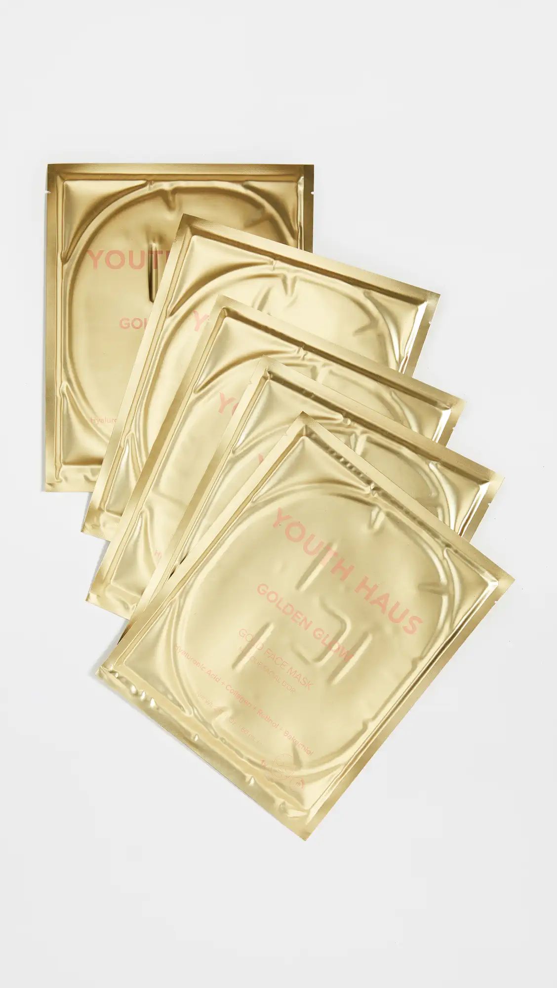 Skin Gym Youth Haus Gold Face Mask 5 Pack | Shopbop | Shopbop