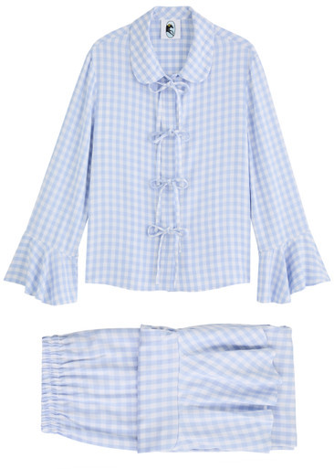Nebula checked twill pyjama set | Harvey Nichols