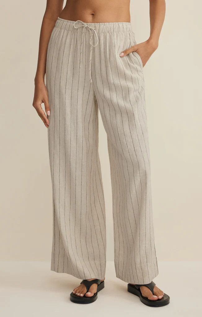 Henri Striped Linen Wide Leg Pant | Z Supply