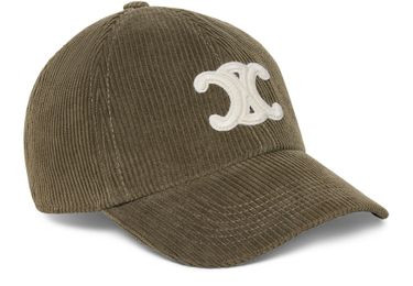 Triomphe baseball cap in corduroy - CELINE | 24S (APAC/EU)