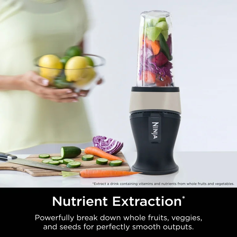 Ninja Fit® Personal Single-Serve Blender, 700 Watts, 16-oz. Cup, Stone | Walmart (US)