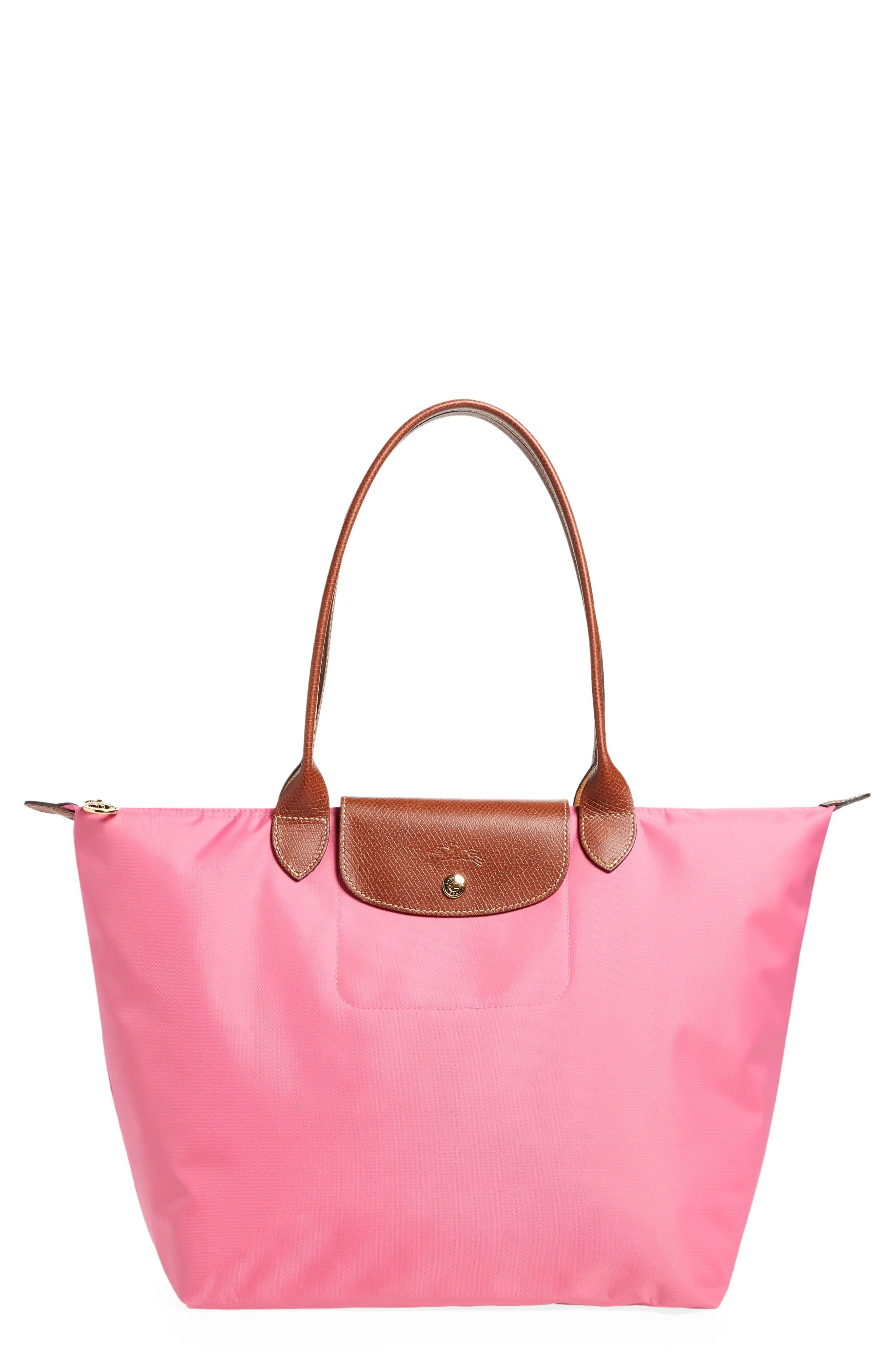 Longchamp Large Le Pliage Tote in Peony at Nordstrom | Nordstrom