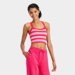 Women's Seamless Cropped Support Tank Top - JoyLab™ | Target