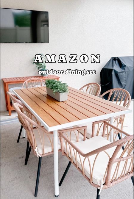 Amazon dining set! Under $500! 

#LTKhome