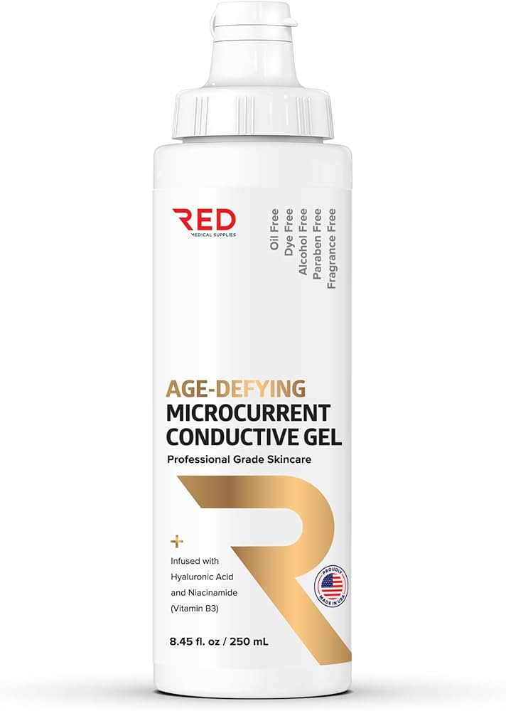 Microcurrent Conductive Gel, 8.45 fl oz - Long-Lasting, Non-Greasy, Hypoallergenic - 1 Bottle, 8.... | Amazon (CA)