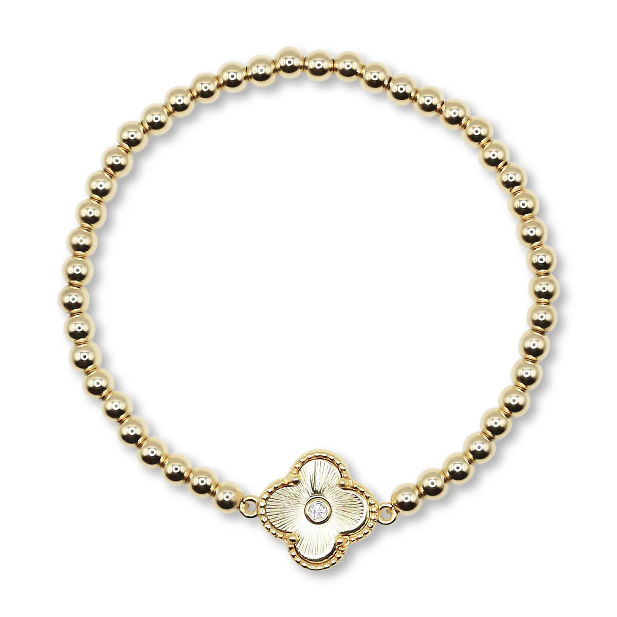 Arden - Gold Filled Clover Bracelet | Bowood Lane