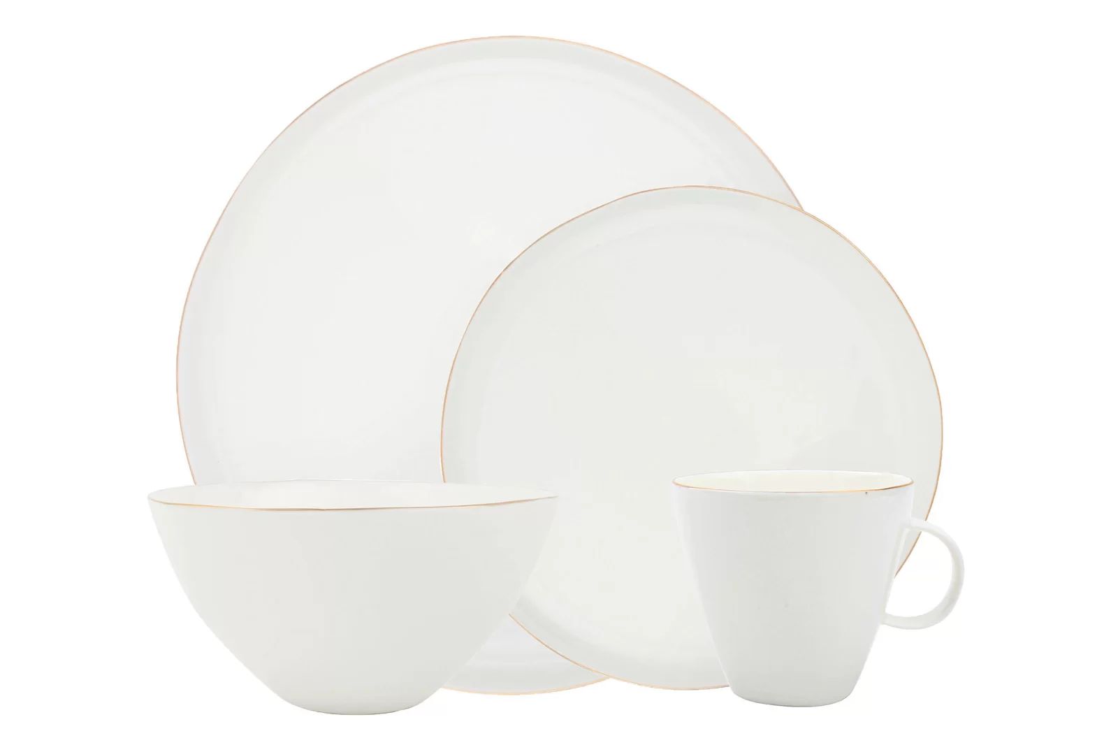 Abbesses 4 Piece Place Setting Set, Service for 1 | Wayfair North America