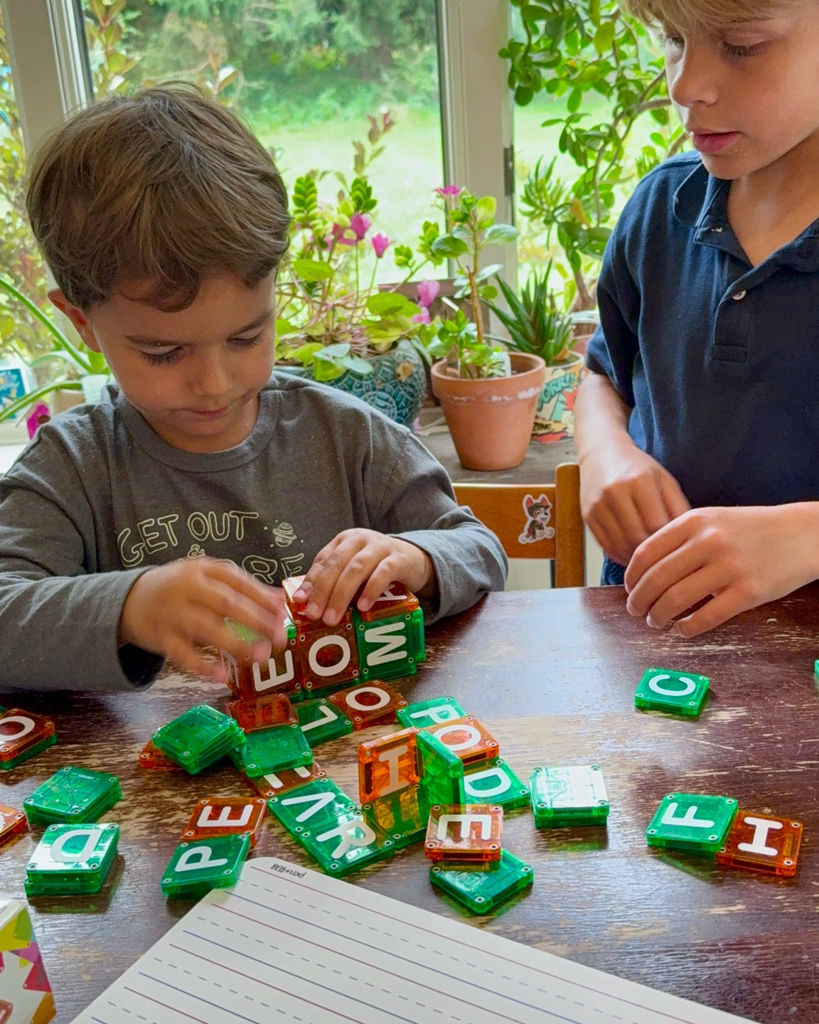 Magna-Tiles Learn Letters, 30% off 🔤
The microMAGS alphabet set: 56 mini magnetic tiles with orange vowels and green consonants, so little ones can snap letters together to spell their name and first words. Hands-on letter learning for ages 3 and up, and a great gift for preschool and kindergarten kids.
Sam loved finding his favorite letter, "S" 💚 And Big bro wanted to join in as well as soon as he got home from school. We’re started using them for studying his spelling words. 
magna tiles, magnetic tiles, alphabet tiles, letter learning toy, preschool learning toys, kindergarten gifts, toddler christmas gifts, montessori toys

#LTKKids #LTKBaby #LTKSaleAlert