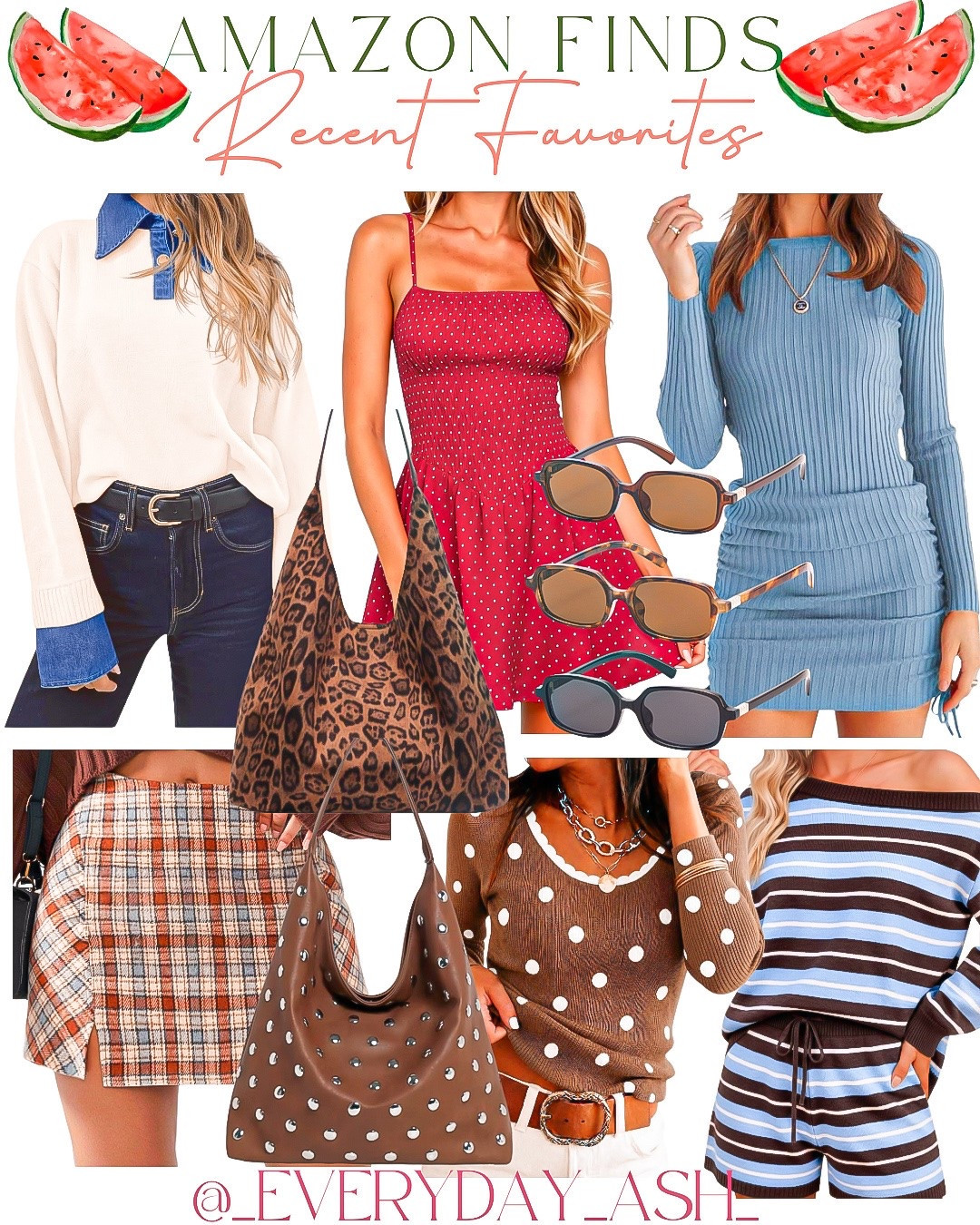Amazon // recent favorites 🤎💙

Fall fashion, sweater weather, fall family photos, burgundy dress, sweater dress, two piece set, fall purse

#LTKgrwm #LTKootd
