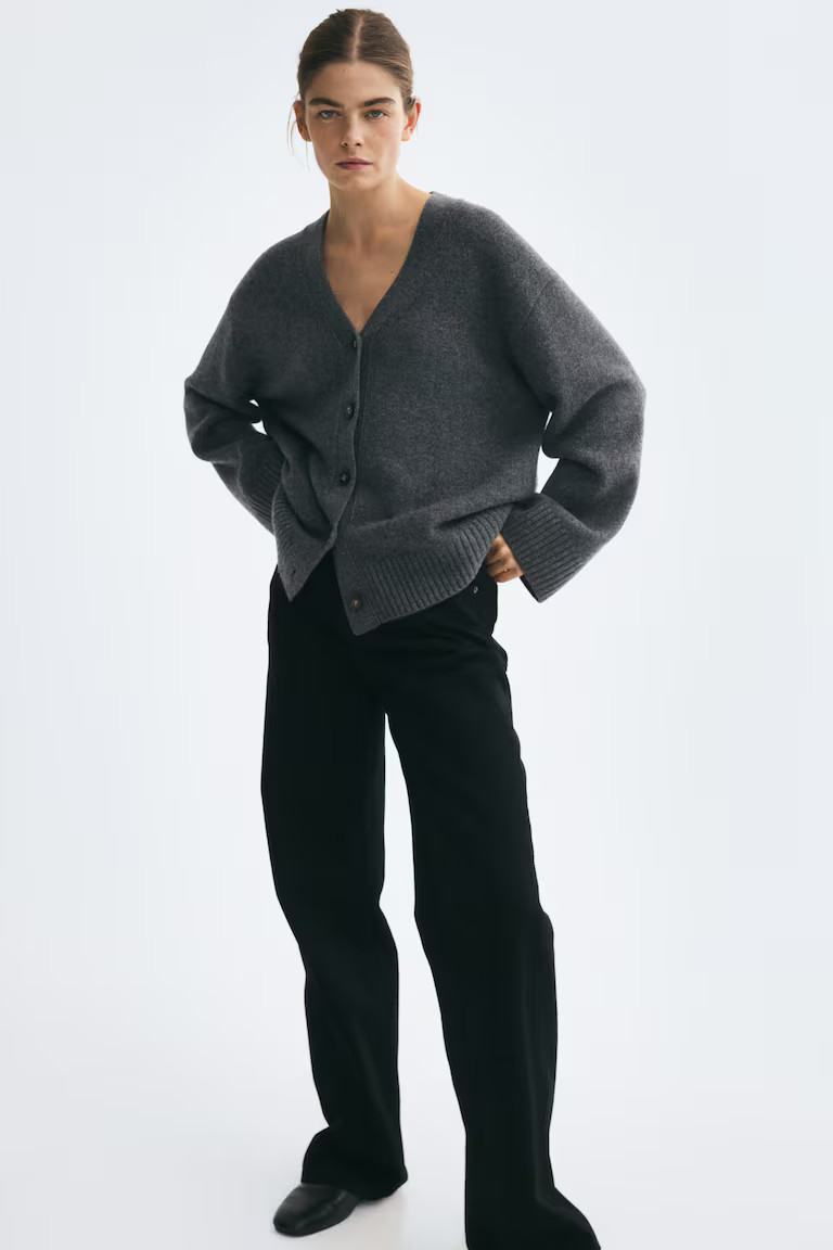 Oversized Wool Cardigan | H&M (US, CA, MX)