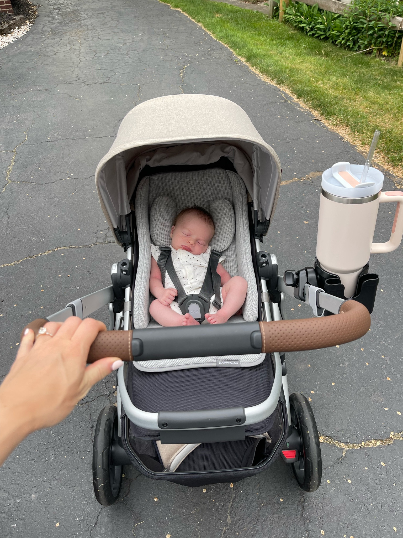 Baby Items, stroller, uppa baby vista nuna car seat combo
Infant, newborn
Cup holder for water bottle and phone (fits stanley)
Infant snug seat insert being used
Nursery, maternity, registry

#LTKbaby #LTKbump