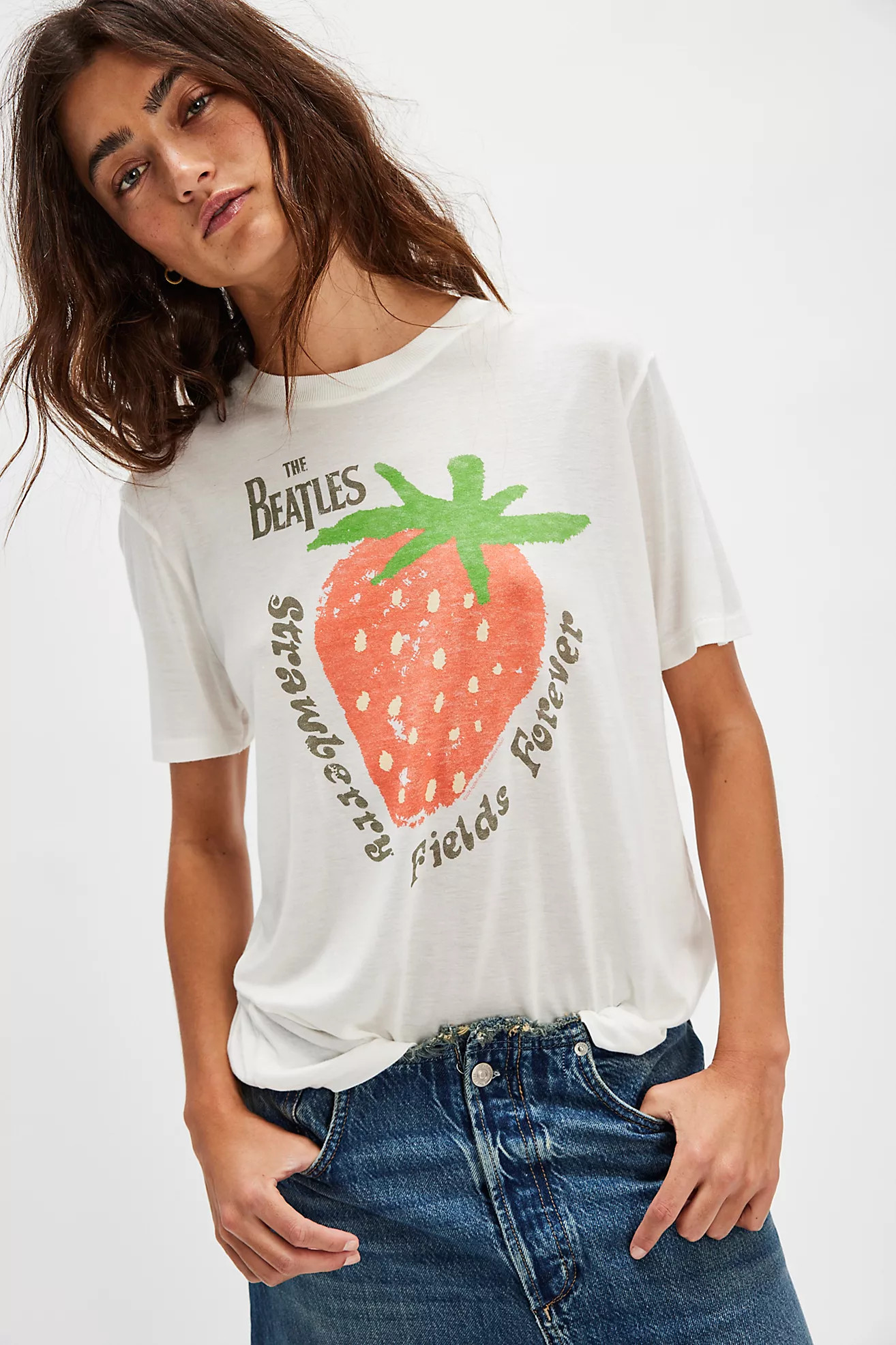 The Beatles Strawberry Fields Forever Tee | Free People (Global - UK&FR Excluded)