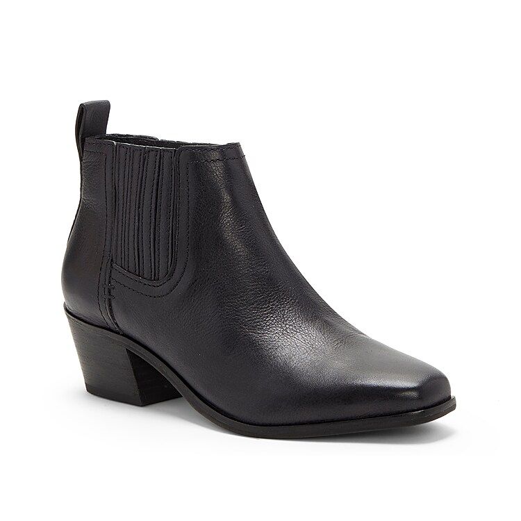 Lucky Brand Idola Bootie - Women's - Black - Block Bootie Chelsea Western | DSW