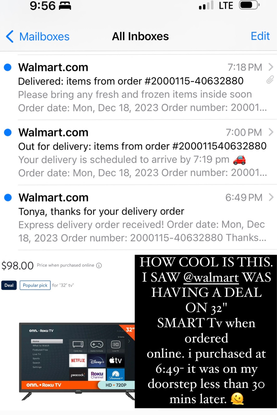 Electronic deals #smarttv #walmarthome