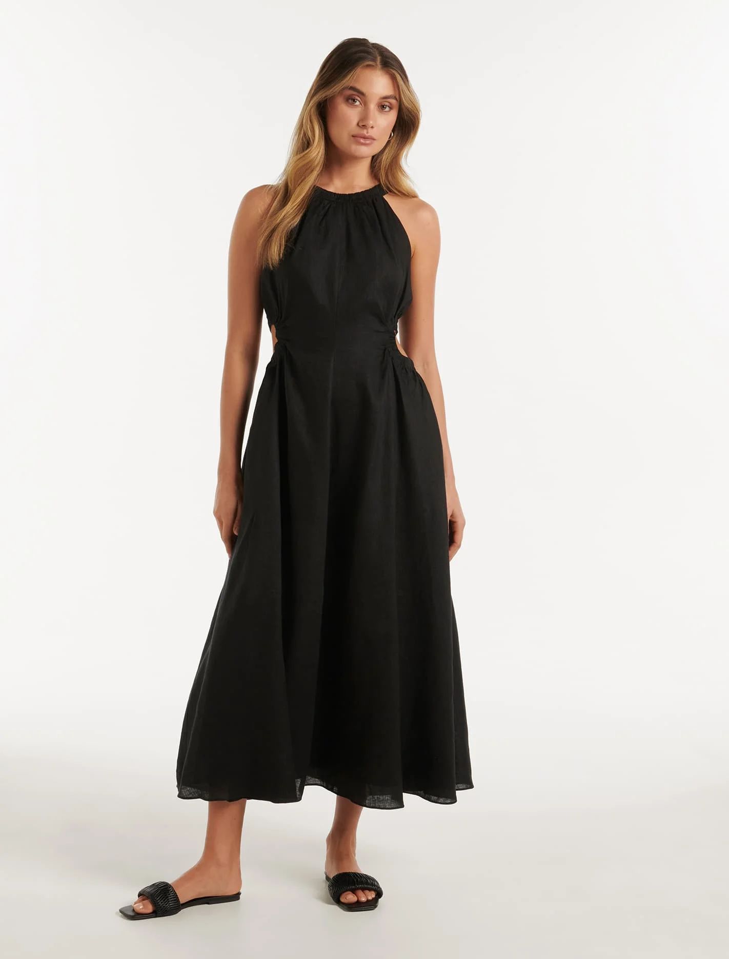Marli Cut-Out Midi Dress | Forever New (UK & IE)