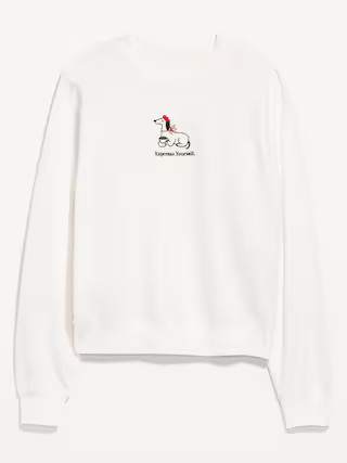 SoComfy Oversized Graphic Raglan Sweatshirt | Old Navy (US)