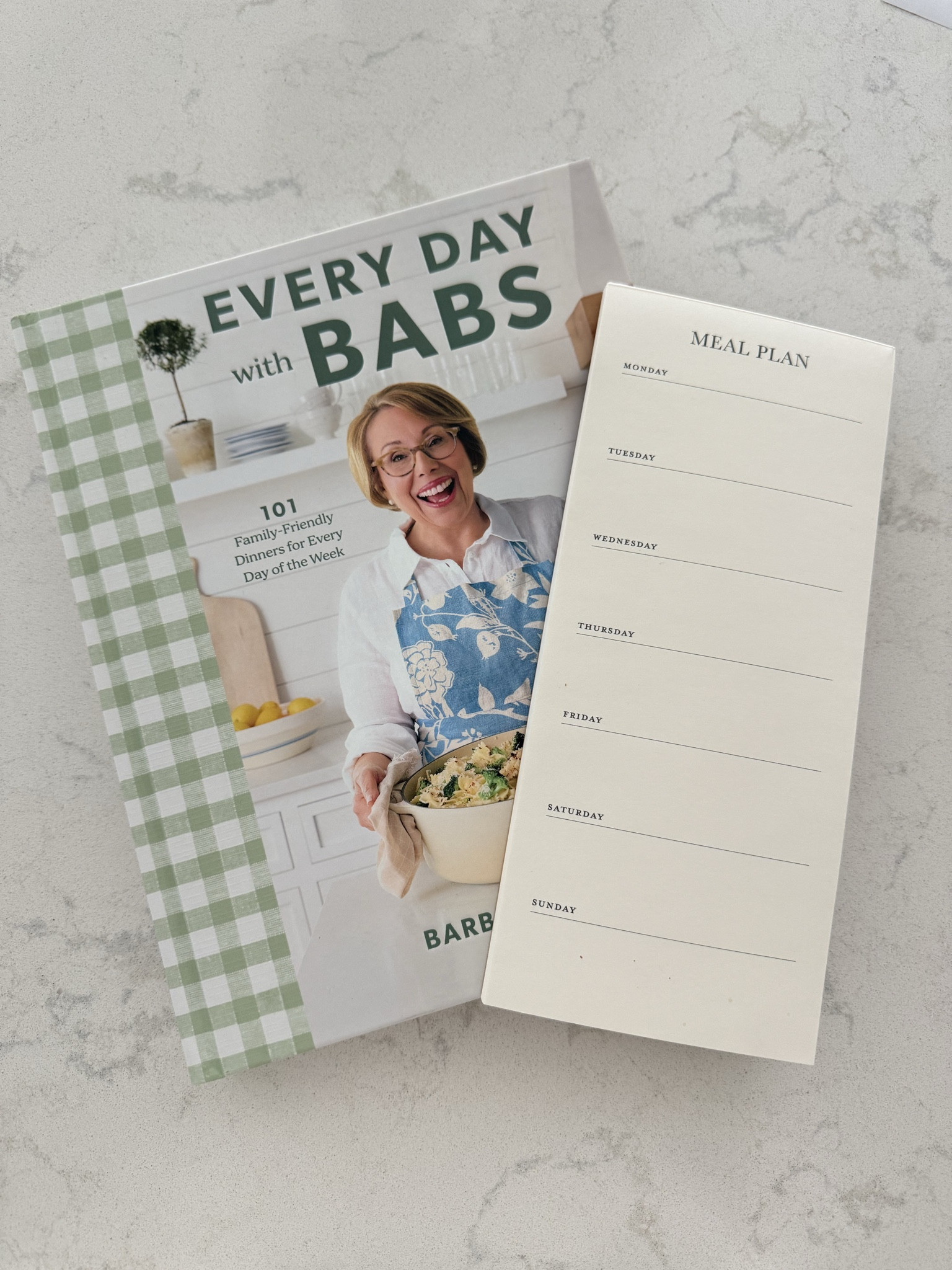 My newest cookbook! I love how it’s laid out based on meal planning for the week (sheet pan Monday for example) would make a great gift idea under $20! I’m considering a cook book as an option for a favorite things party but we’ll see (it’s not until December :) 

#LTKSeasonal #LTKHome