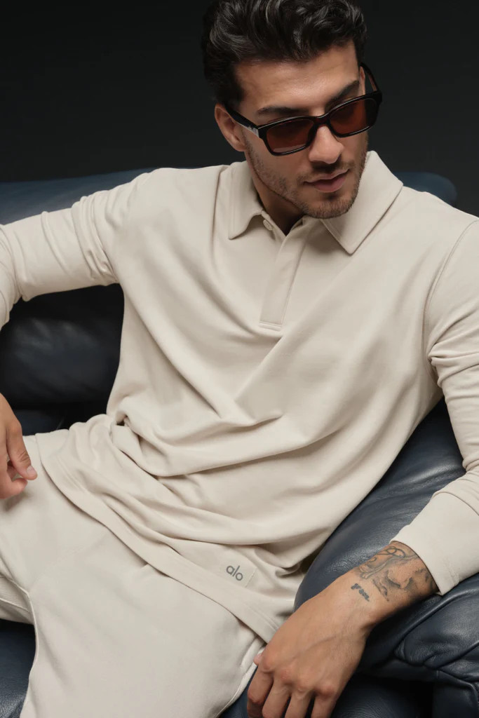 Double Take Long Sleeve Polo | Alo Yoga (US)