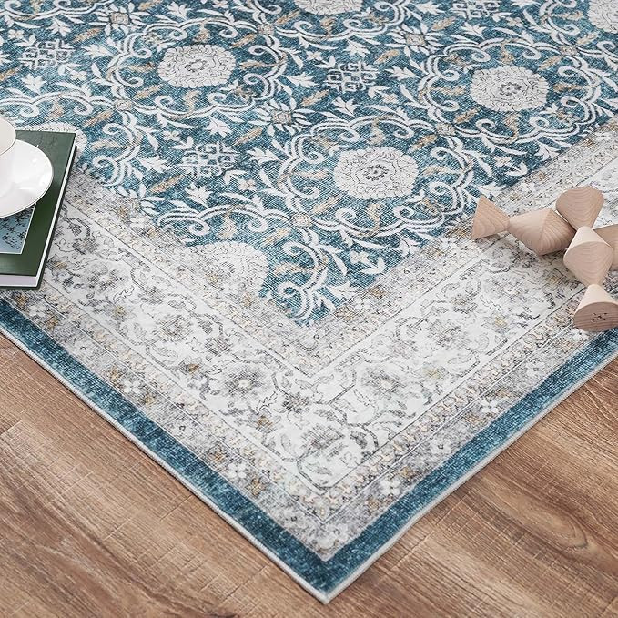 jinchan Runner Rug 2x6 Washable Runner Rug with Rubber Backing Ultra-Thin Distressed Non Slip Kit... | Amazon (US)