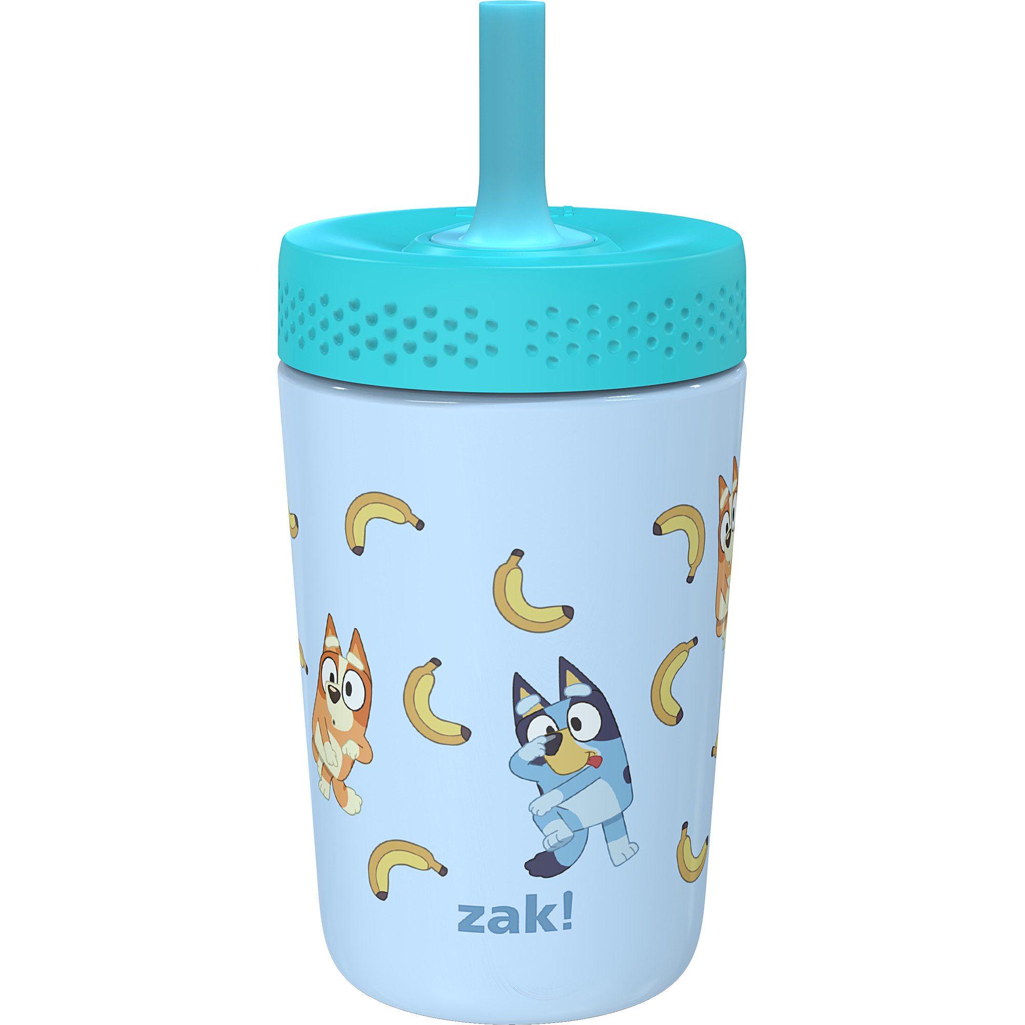 Bluey Antimicrobial 12oz Stainless Steel Double Wall Vacuum Leakproof Straw Kincaid Tumbler | Walmart (US)