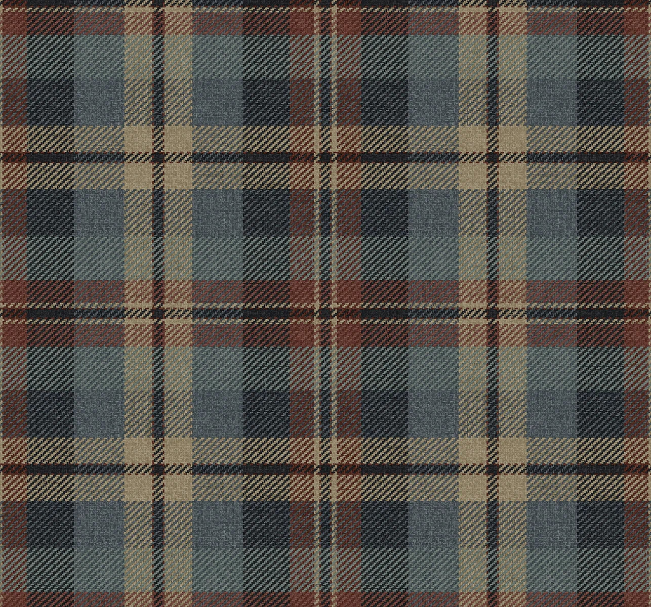 Harry & Grace Pavestone Thornbury Tailored Plaid Peel And Stick Wallpaper | Wayfair North America