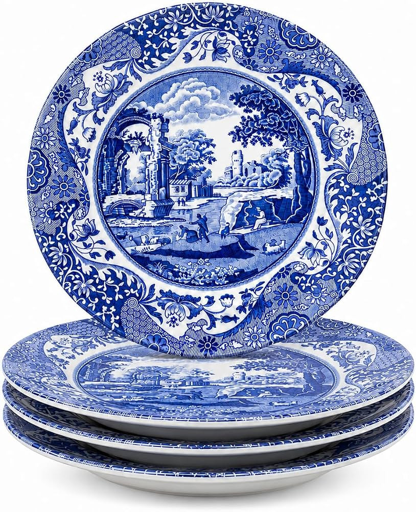Spode Blue Italian Soup Bowl, Set of 4 | Amazon (US)