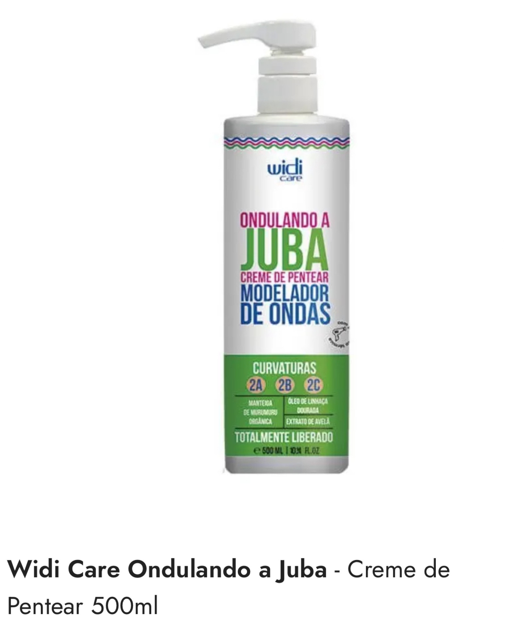 Ondulando a juba - Widi Care 