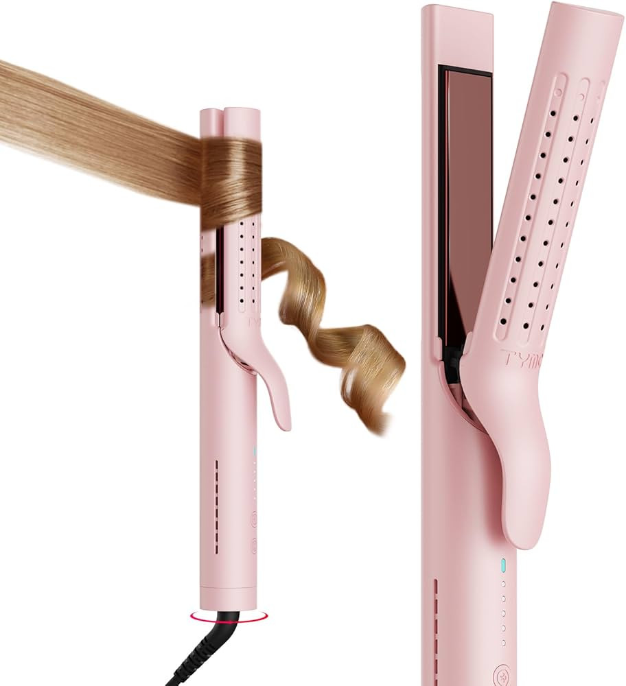 TYMO Airflow 2.0 Curling Iron Flat Iron - Hair Straightener and Curler 2 in 1, 1.25 Inch Curling ... | Amazon (US)