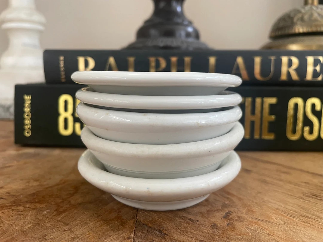 Vintage Thick Chunky Ironstone Butter Pat ONE Pat - Etsy | Etsy (US)